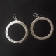 earrings, silver earrings, hoops, silver hoops