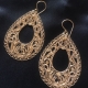 Gold Filigree Earrings