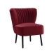 Ruby Velvet Slipper Chair