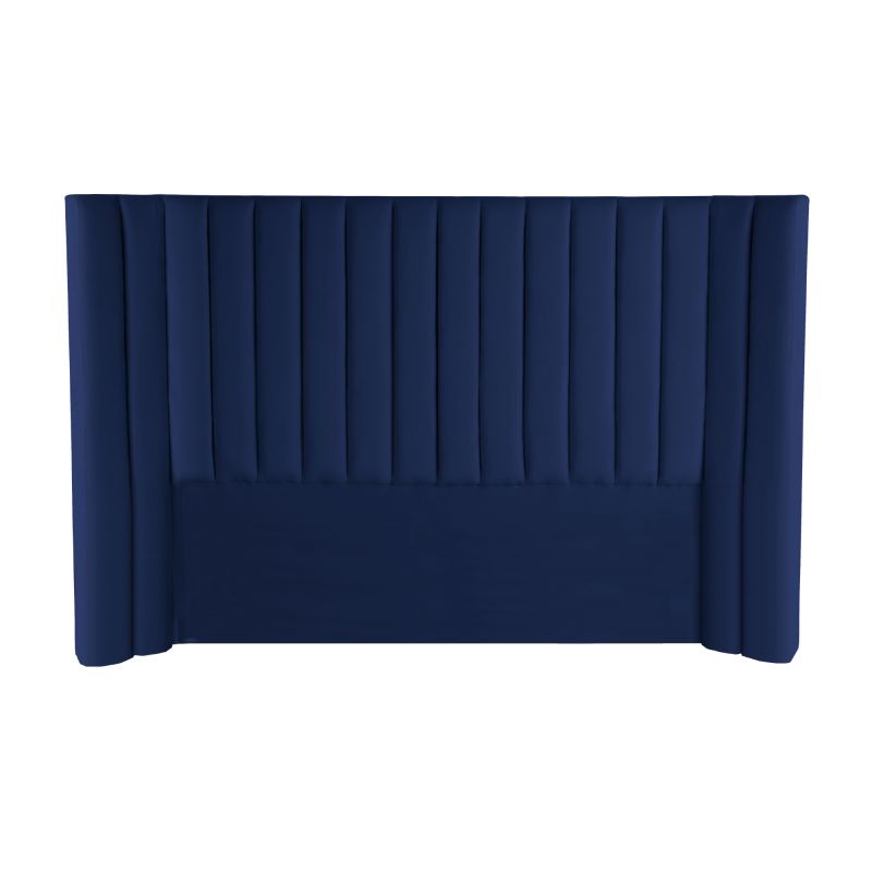 Velvet Panelled Bedhead