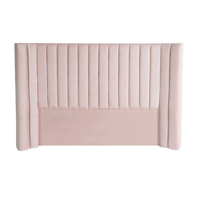 Velvet Panelled Bedhead