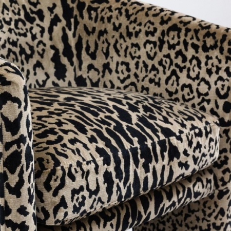 Leopard Print Arm Chair