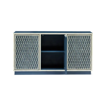 The Pacific Bone Inlay Blue SideBoard