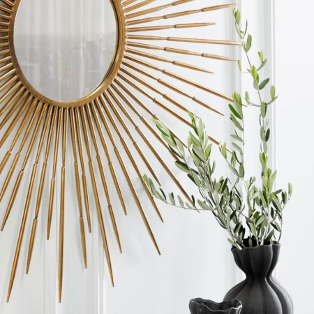 Golden Sunburst Mirror