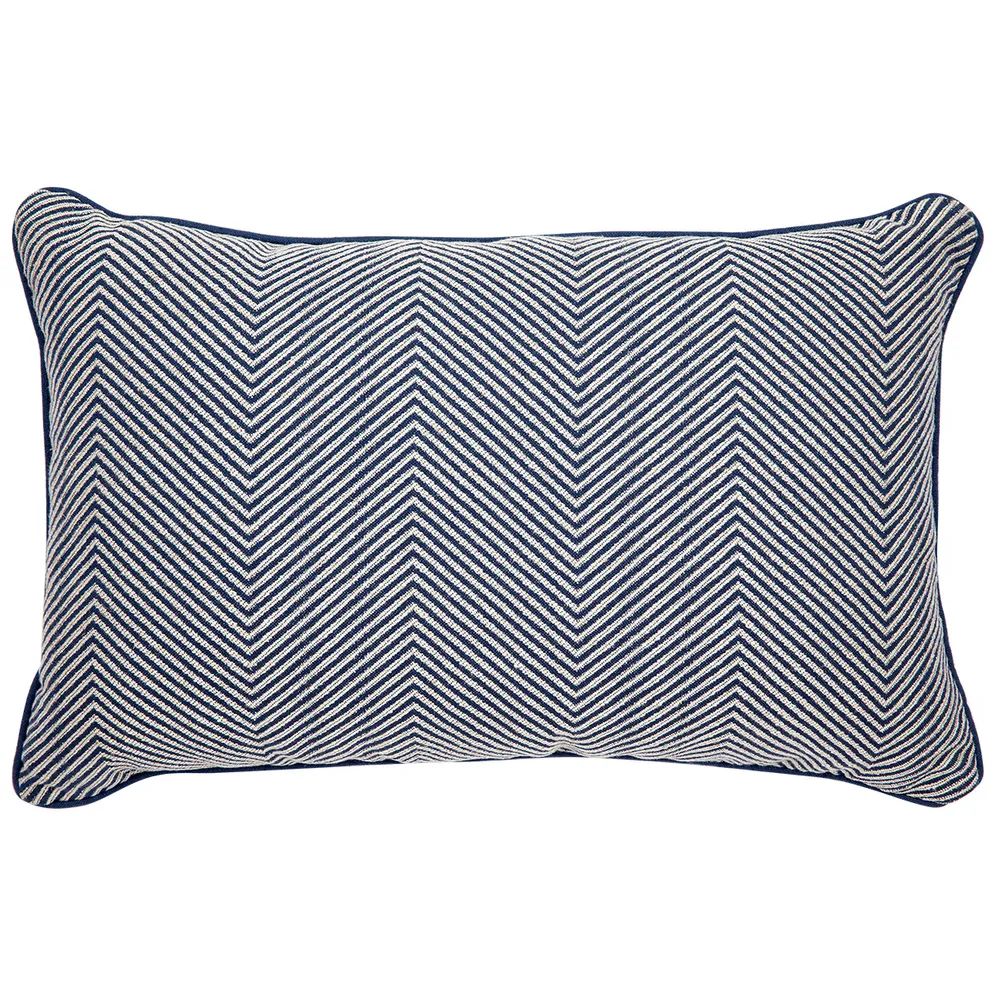 Blue Chevron Cushion - Image 2