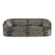 Leopard Print 3-Seater Designer Sofa