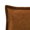 Brown Velvet Cushion-Square